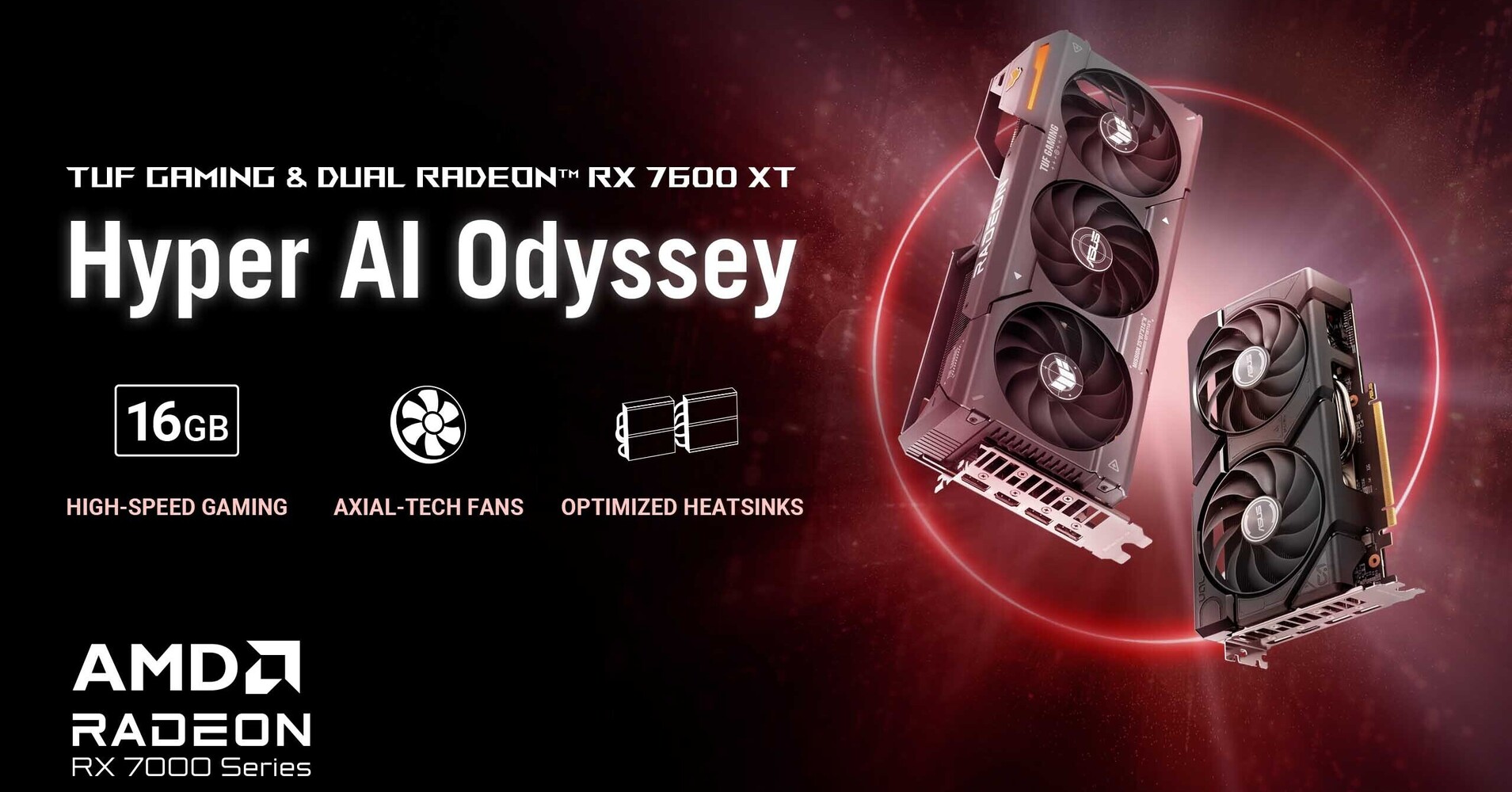 ASUS reveals the launch of the DUAL and TUF Gaming Graphics Cards featuring  Radeon RX 7600 XT. | News & Articles