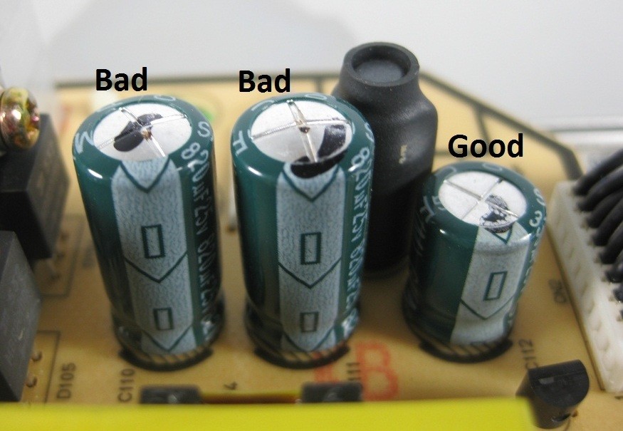 Bad Capacitors on a PSU