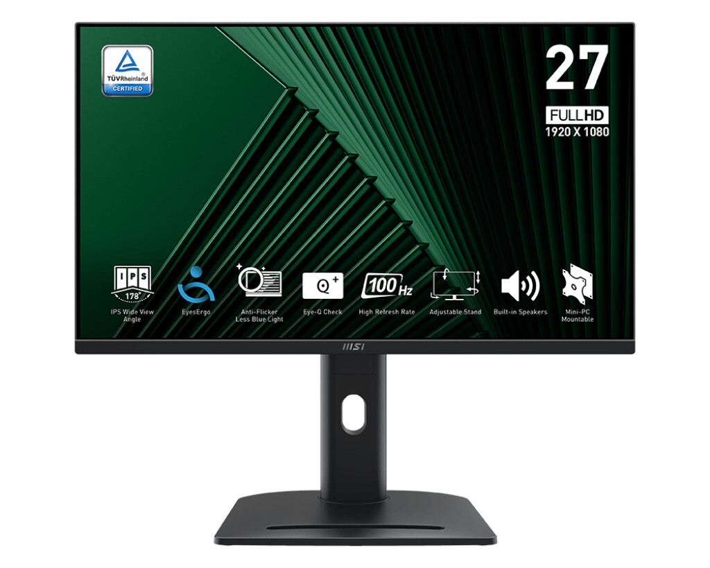 MSI introduces the PRO MP275QPDG Docking Monitor.