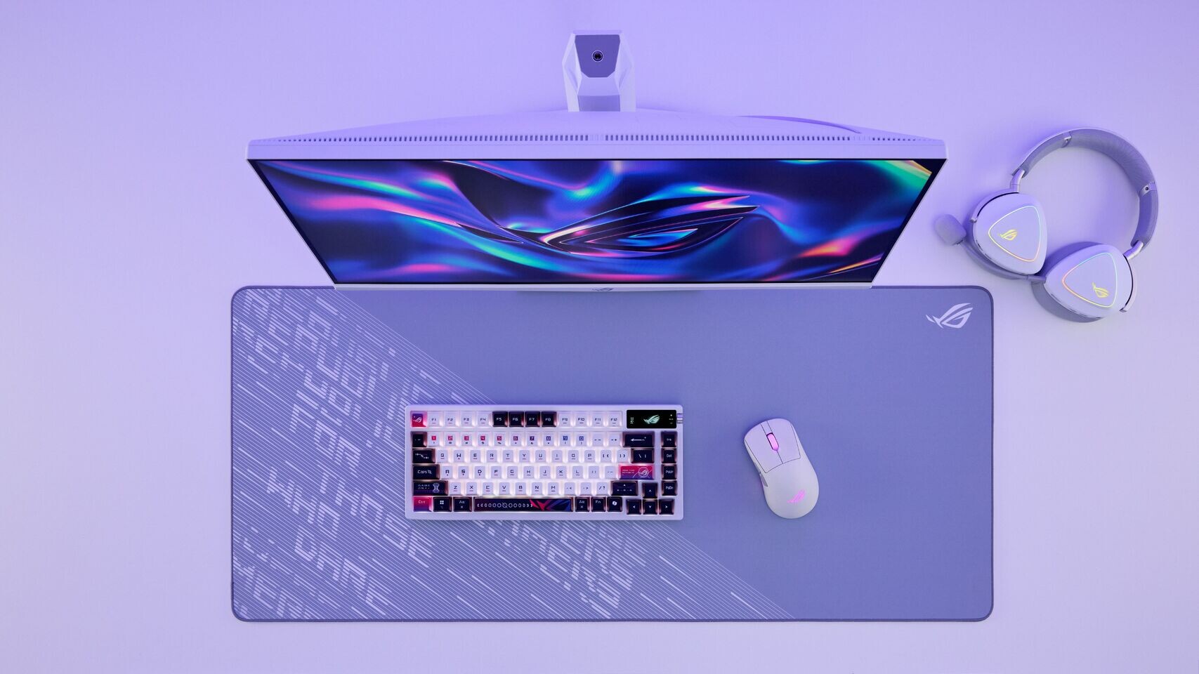 ASUS Republic of Gamers introduces a new keyboard, mouse, mousepad, and gaming headset.